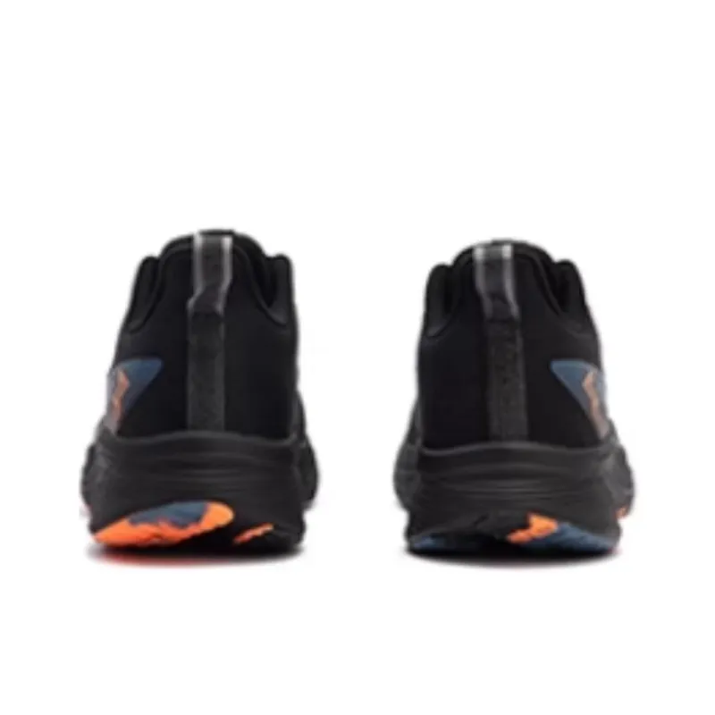 361° Yu Yi Cushioning, Wear Resistant Low Top Running Shoes Men's Black Orange-2