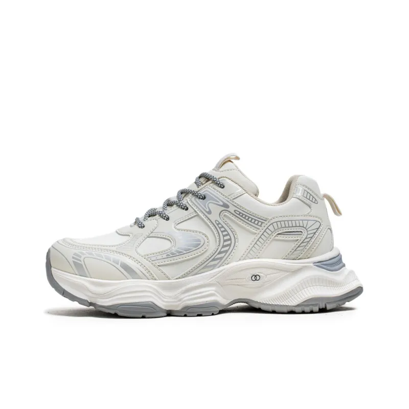 NANJIREN Height Increasing Abrasion Resistant Lightweight Slip Resistant Low Top Chunky Sneakers Men's-0