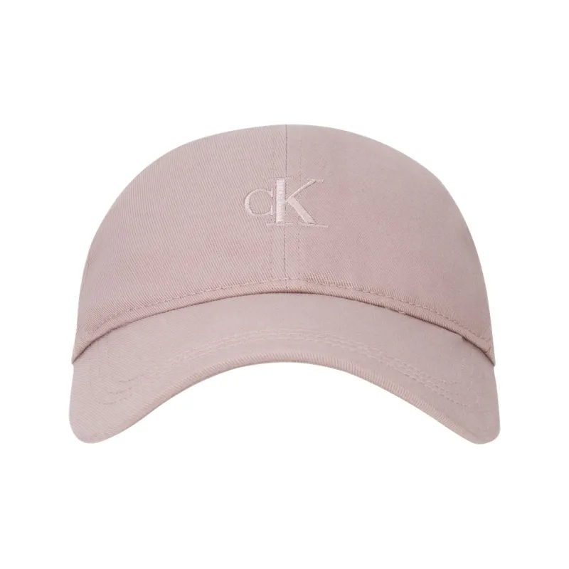 CALVIN KLEIN Cotton Baseball Caps Unisex Plum Pink-0