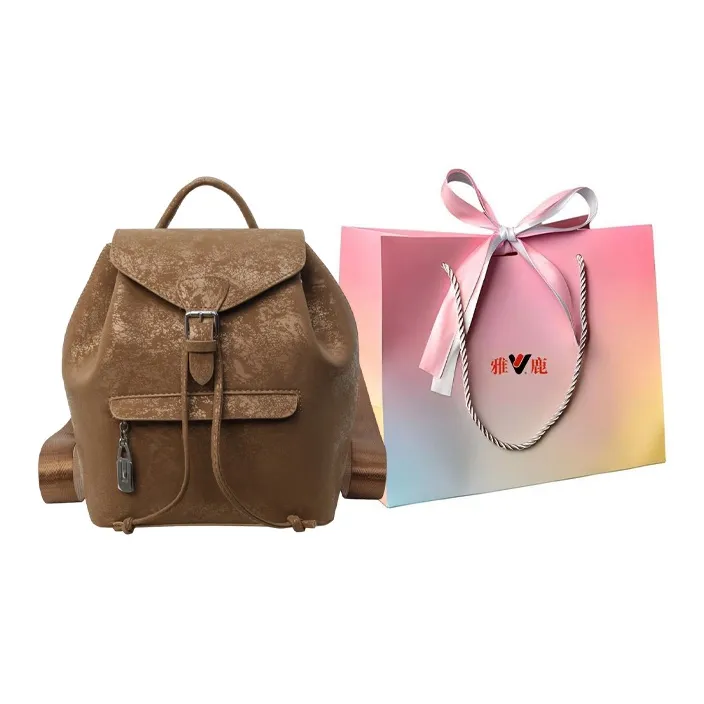 Yalu PU Backpack Regular Women's Multicolor-21
