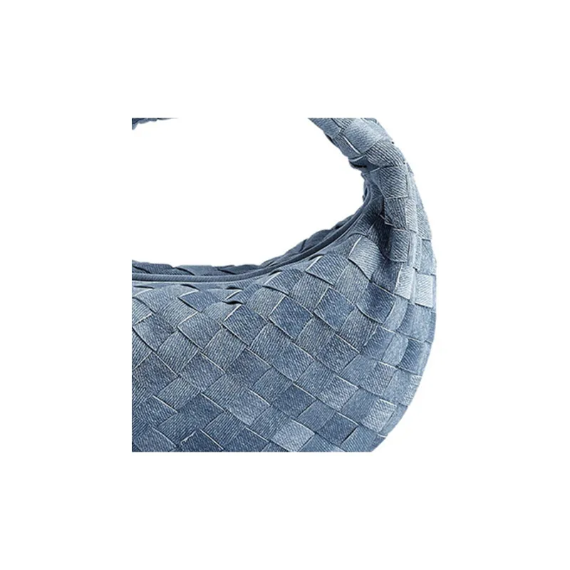 Bottega Veneta JODIE Lambskin Handbag Mini Women's Denim Blue-4