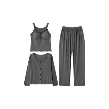 O'MESIK Pajama Set Women's Dark Gray