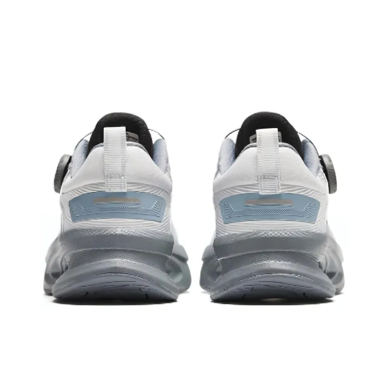 Anta Cushioning Wear-Resistant Low-Top Training Shoes Men's Gray Blue-4