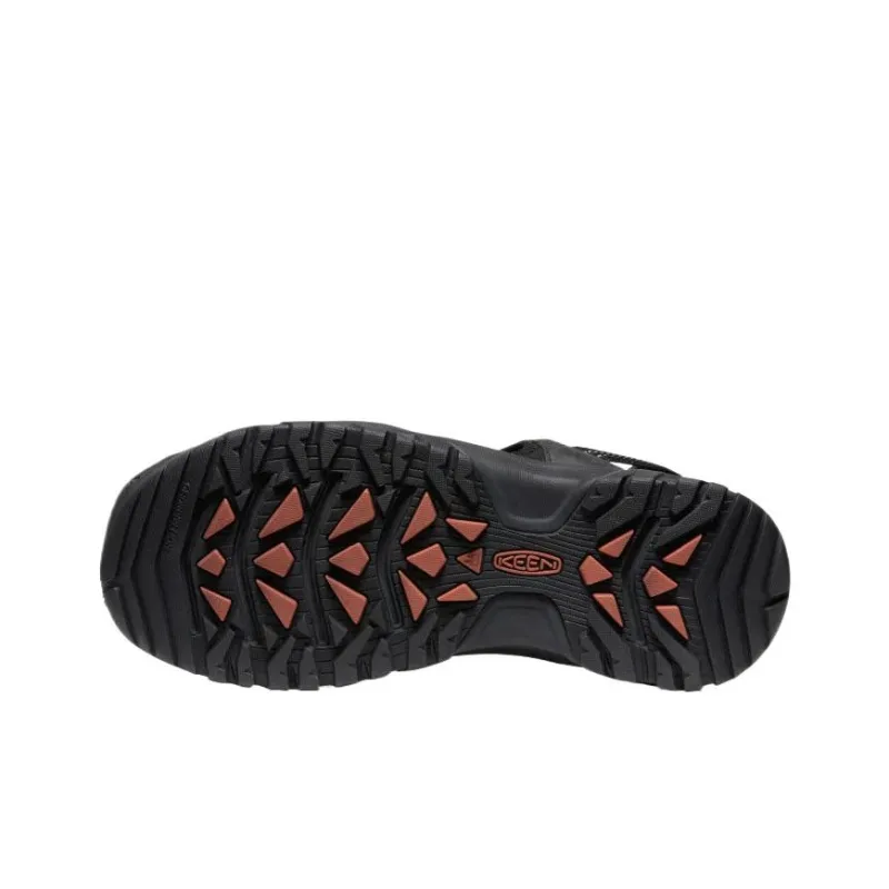KEEN Targhee 3 Slip Resistant River Trekking Shoes Men's Gray Black-5