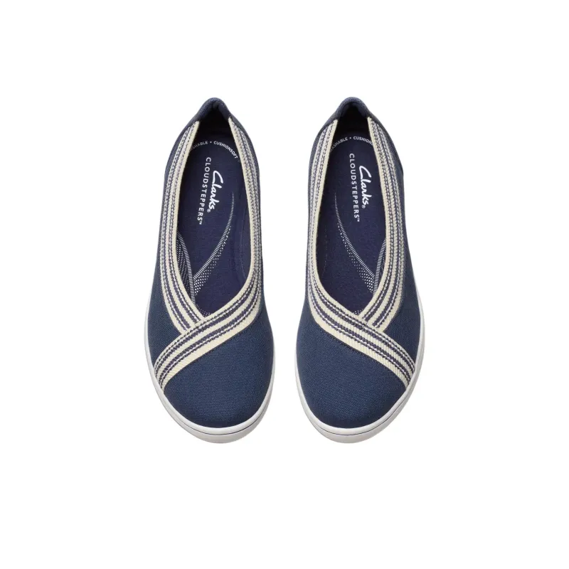 Clarks Breeze Sky Air Casual Single Shoes Women's Blue-3
