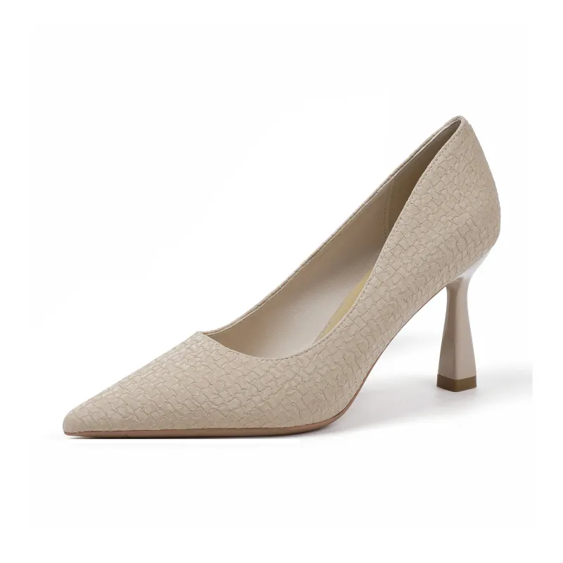 Ainer-cat Slim Heel High Heels 8cm Women's-1