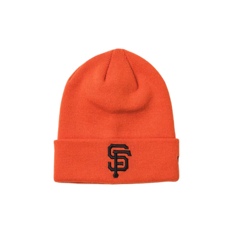 New Era Acrylic Beanies Unisex Orange-3