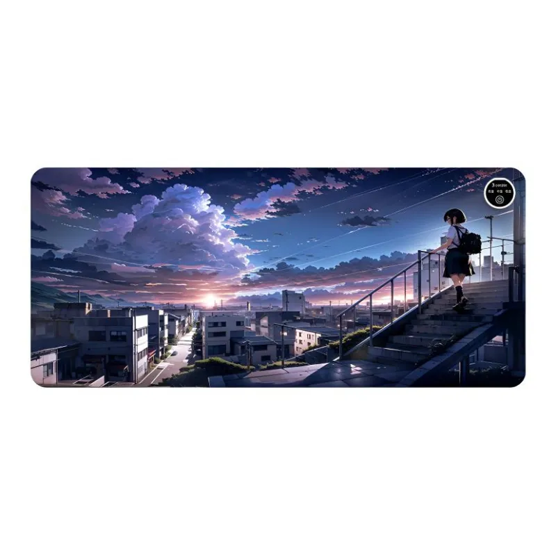 ZHUANGXINGXIA Extra Large Heating Desk Pad MYX 2391-2400 For Students Dormitory Office Writing Mouse Pads-8