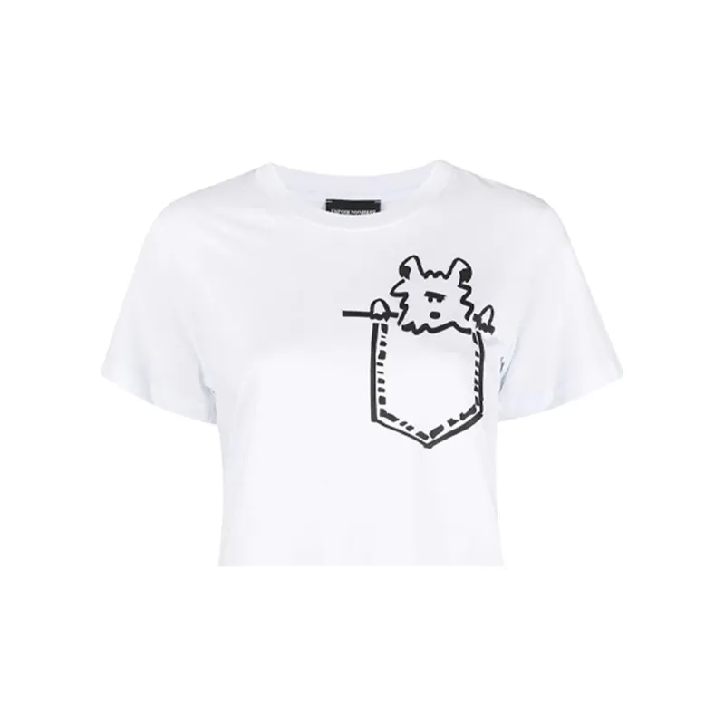 EMPORIO ARMANI T Shirts Women's White-4