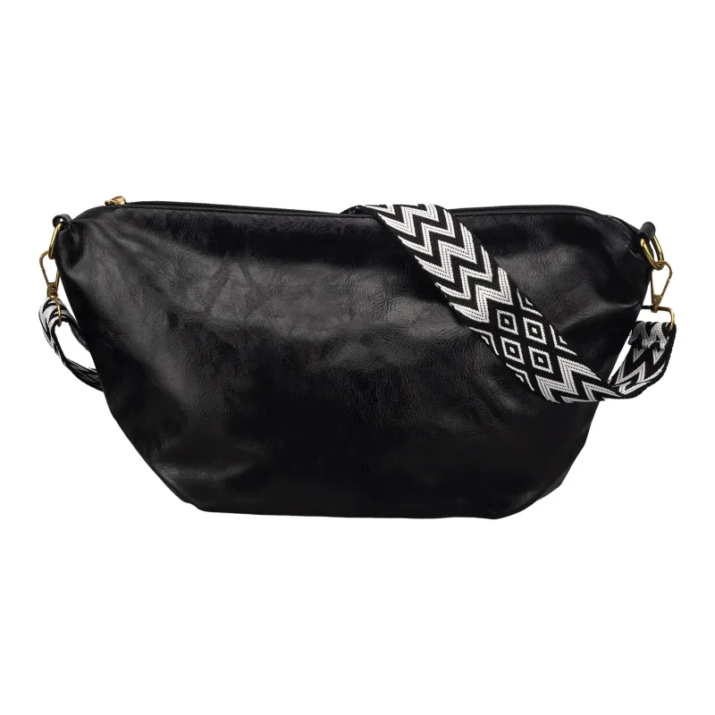 TAKI PU Crossbody Bag Shoulder Bag Regular Unisex Black/Beige/Coffee-2
