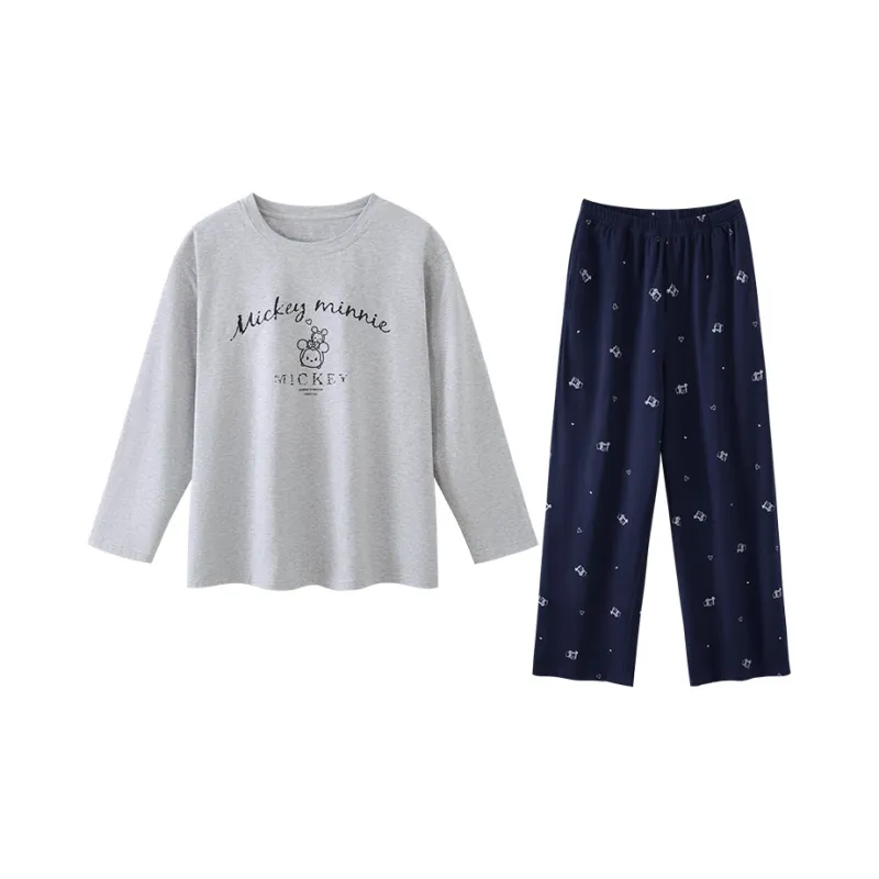 JINGYUN x Disney Pajama Set Women's Bean Gray-0