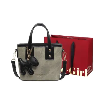 GOX PU Crossbody Handbag Regular Women's Ecru/Black/Light Brown/Coffee