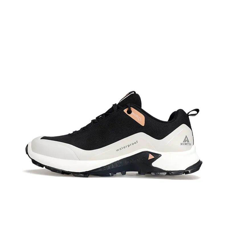 HUMTTO Cushioning Anti Slip And Wear Resistant Low Top Hiking Shoes Men's Black Beige Gray-0