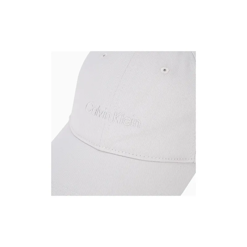 CALVIN KLEIN Cotton Baseball Caps Unisex Pearl Gray-2