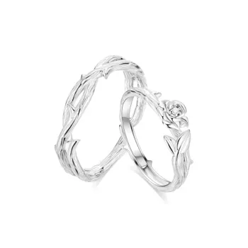 TRUE ME 999 Silver / Zirconia Rings Unisex