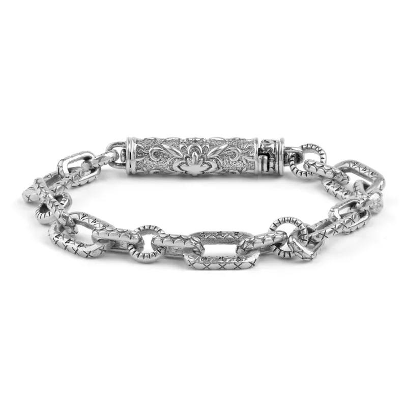 Ah Bo Ci De 925 Sterling Silver Bracelets Unisex-2