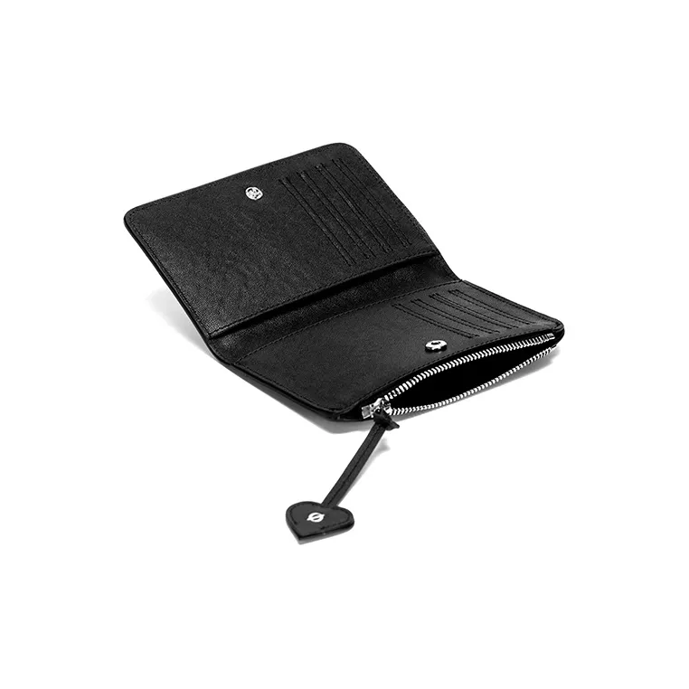 JELLYTOYBOY Premium Cow Leather Material Empty Set Wallet Card Holder Regular Unisex Black-2