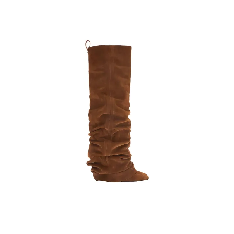 The Attico Rea Knee-high Boots 10.5cm Women's Brown-1