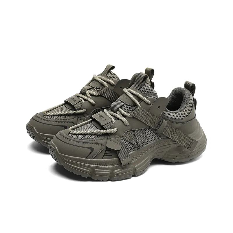 K-bird Cushioned Wear-Resistant Height Increasing Low-Top Casual Shoes Men's-21