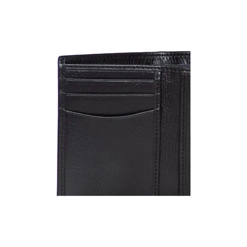 NAUTICA Leather Wallet Men's Black-3