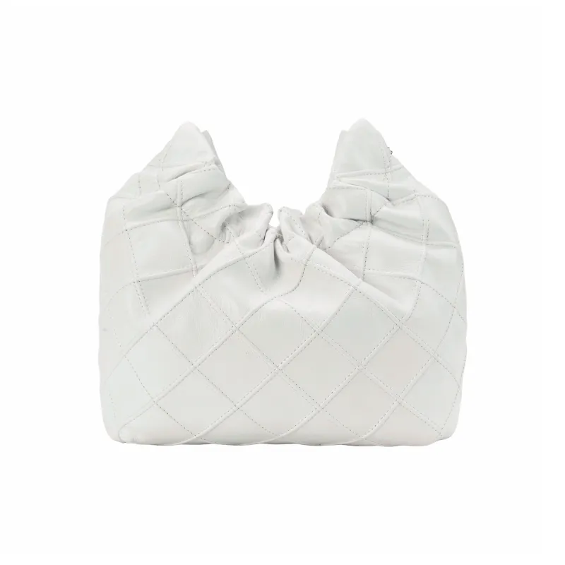 TORY BURCH Nappa Leather Crossbody Handbag, Shoulder Bag Mini Women's White-2