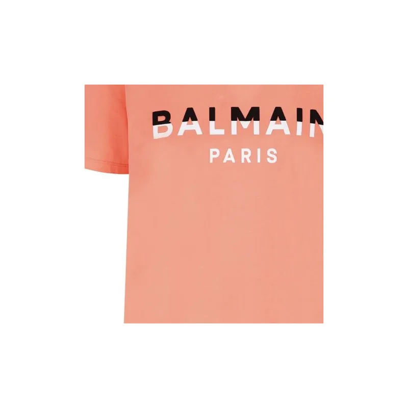 BALMAIN SS23 T Shirt Women's Orange-5