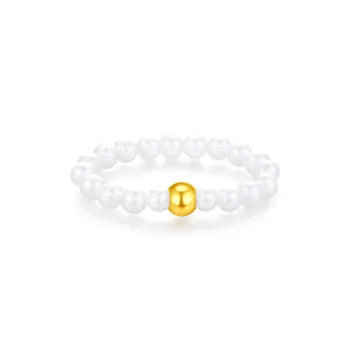 Lao Feng Xiang Solid Gold 999 Rings Women's