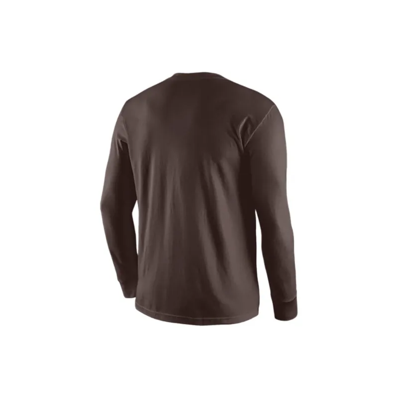 Nike T Shirts Men Brown-1