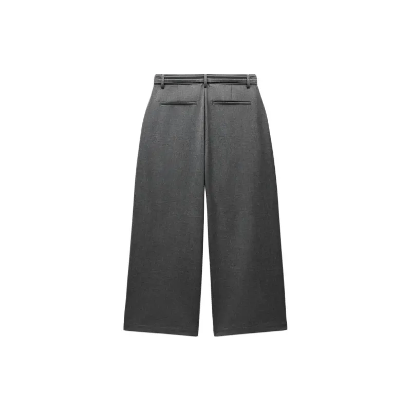 Ao Yes X ZARA AO YES Collaboration Suit Trousers Men Gray-1