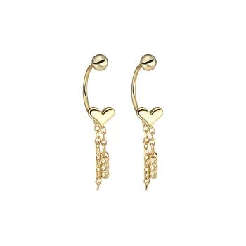 EAR PARTNER 999 Fine Silver Earrings Women's