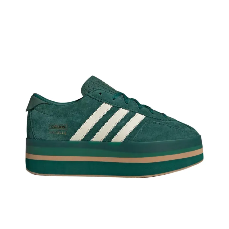 Adidas Gazelle Stack Collegiate Green Cream White Women's-1