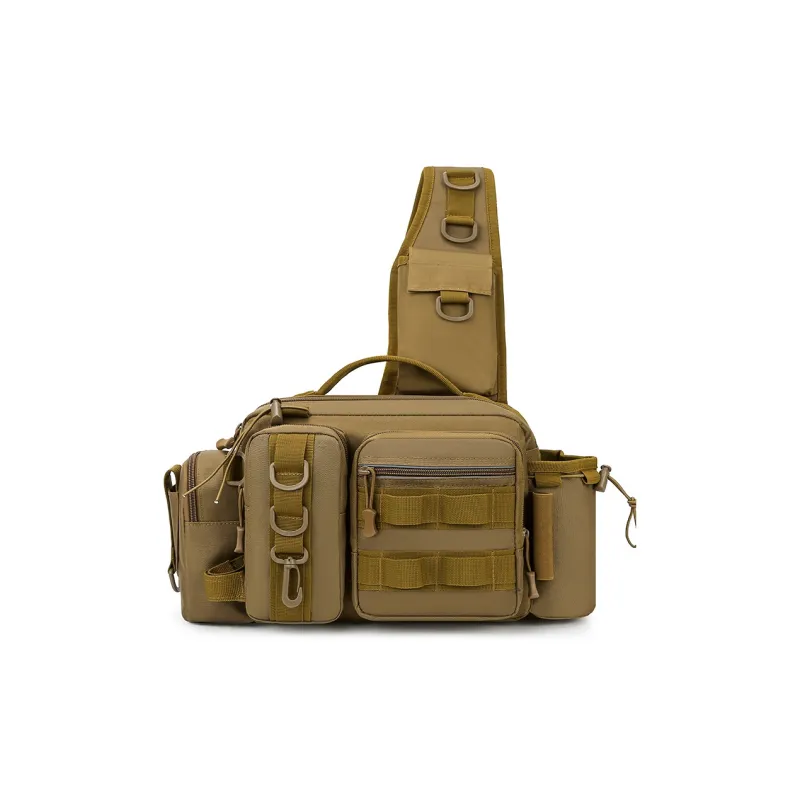 AUNG Polyester Sling Bag Regular Men's Land Camouflage/Camouflage Black/Coyote Brown/Black-6