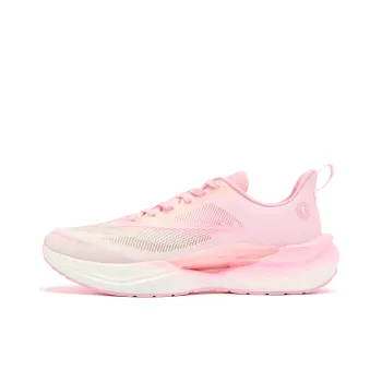 QIAODAN Cushioning Anti-Slip And Wear-Resistant Low-Top Running Shoes Men's White Pink