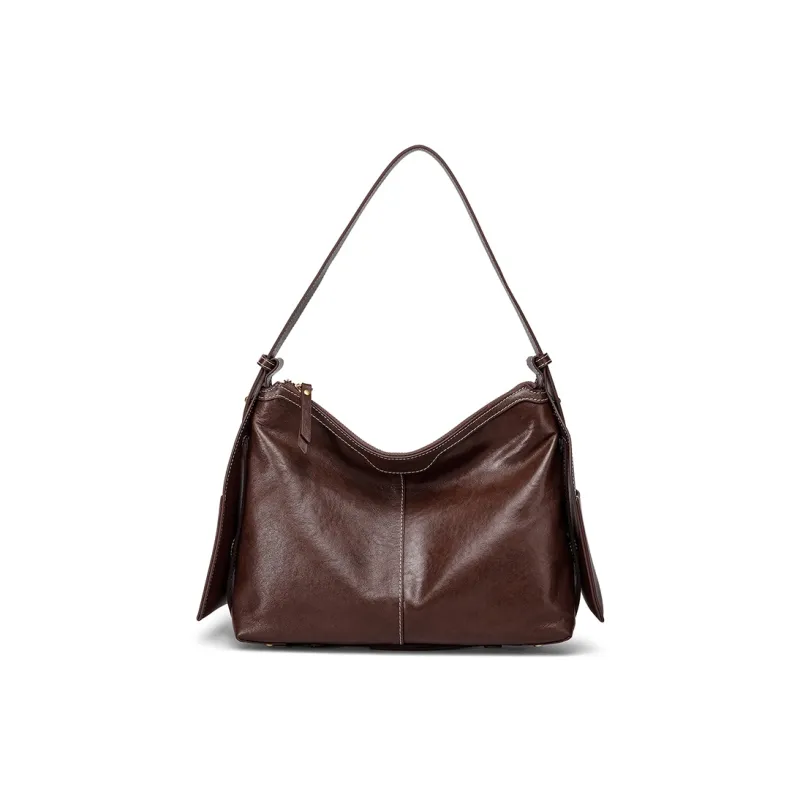 Ceion Keust Top Grain Cow Leather Shoulder Bag Crossbody Bag Women's Multicolor-1