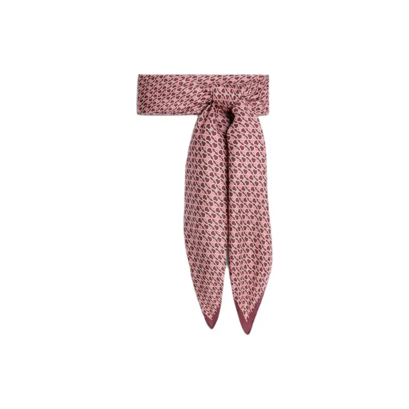 CELINE Scarf In Triomphe Chain Silk Twill-1