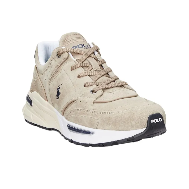 Polo Ralph Lauren Trackster 250 Low-Top Casual Shoes Men's Beige-2