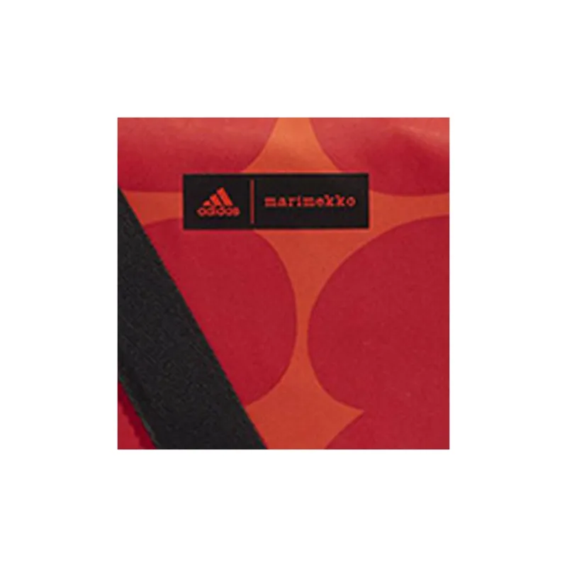 Adidas MARIMEKKO Collaboration Recycled Polyester Shoulder Bag Crossbody Bag Handbag Travel Bag Women's Red-4