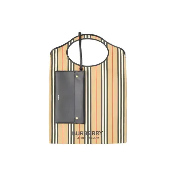 Burberry Pocket Bag Polyurethane Tote Bag Shopping Bag Combo Bag Coin Purse Handbag Regular Men's Archive Beige
