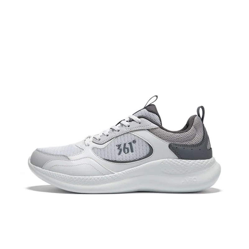 361° Cushioning Lightweight Low Top Casual Running Shoes Men's Gray-0