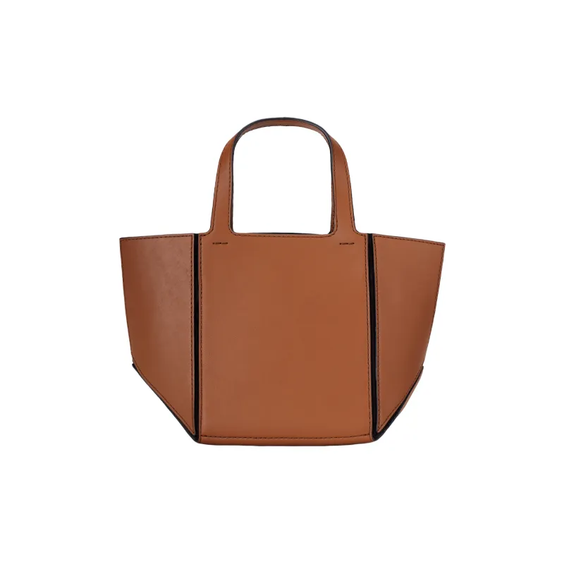 MICHAEL KORS Leather Tote Bag Shopping Bag Handbag Small Size Women's Dark Brown-3
