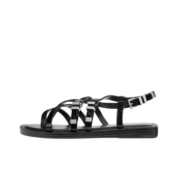 MICHAEL KORS Darrington One Strap Sandals Women's Black