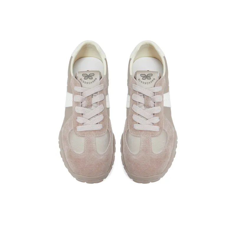 COMELY Casual Shoes Women's Low Top Gray/Ecru/Purple/Brown/Gold-8