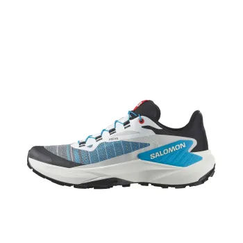 SALOMON GENESIS Anti Slip Wear Resistant Low Top Hiking Shoes Men's White Blue