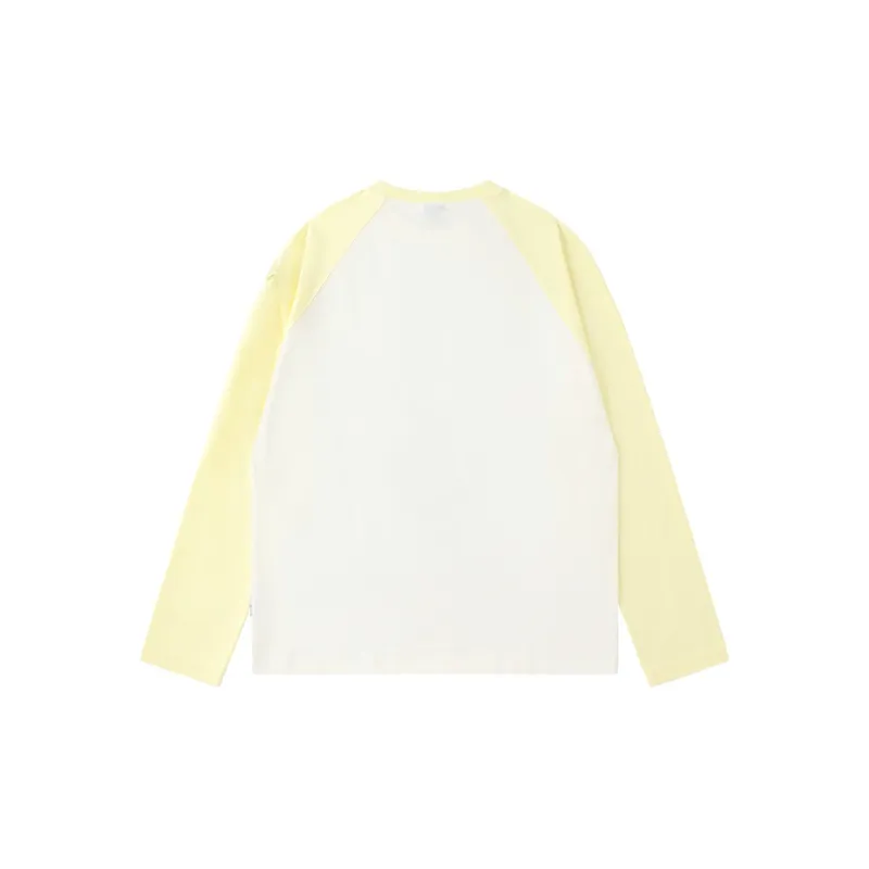 LAMLICKA T-Shirt Unisex White Yellow-1