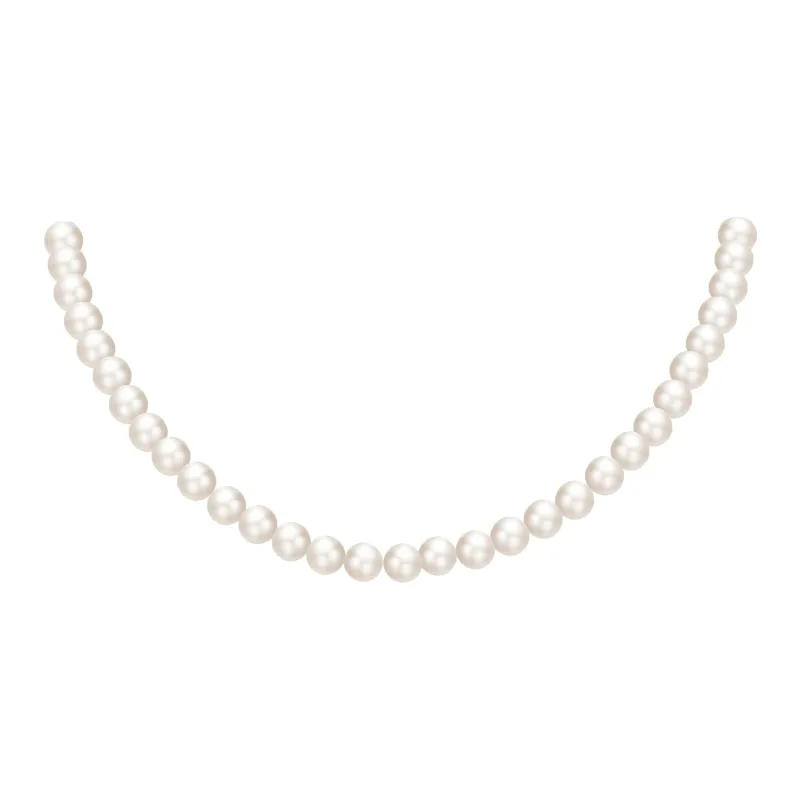 KEYS VIA Copper Alloy Imitation Pearl Necklaces Women's-5