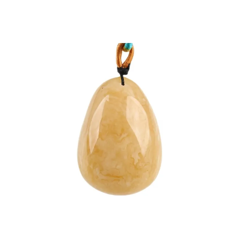 Oushuo Jewelry Amber Beeswax Necklaces Unisex-0