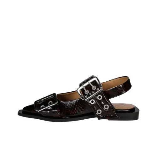 GANNI Casual Single Shoes Women's Burgundy