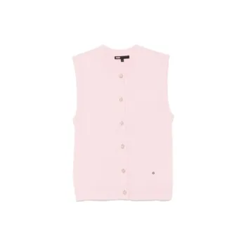 Maje Sleeveless Wool cashmere Cardigan