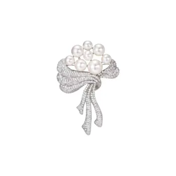 PIARA Synthetic Cubic Zirconia Brooches Women's