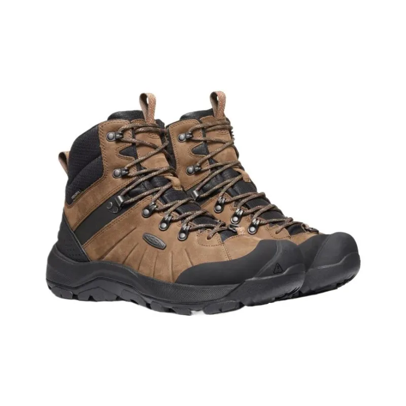 KEEN Revel 4 Abrasion Resistant High Top Hiking Shoes Men's Brown-2